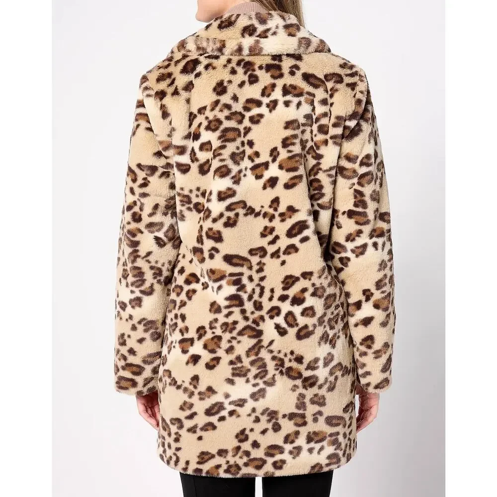 NWT Dennis Basso QVC 30th Anniversary Cheetah Faux Fur Coat, Size 3X, Rtail $175 - Picture 2 of 4